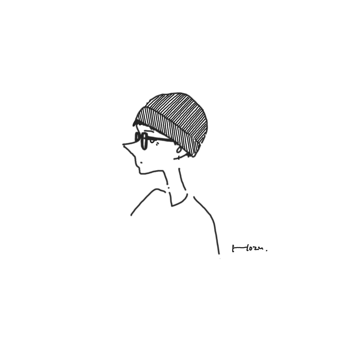 シンプルなイラスト描きます SNSアイコンやプレゼントなどに使えるお洒落なイラスト イメージ6