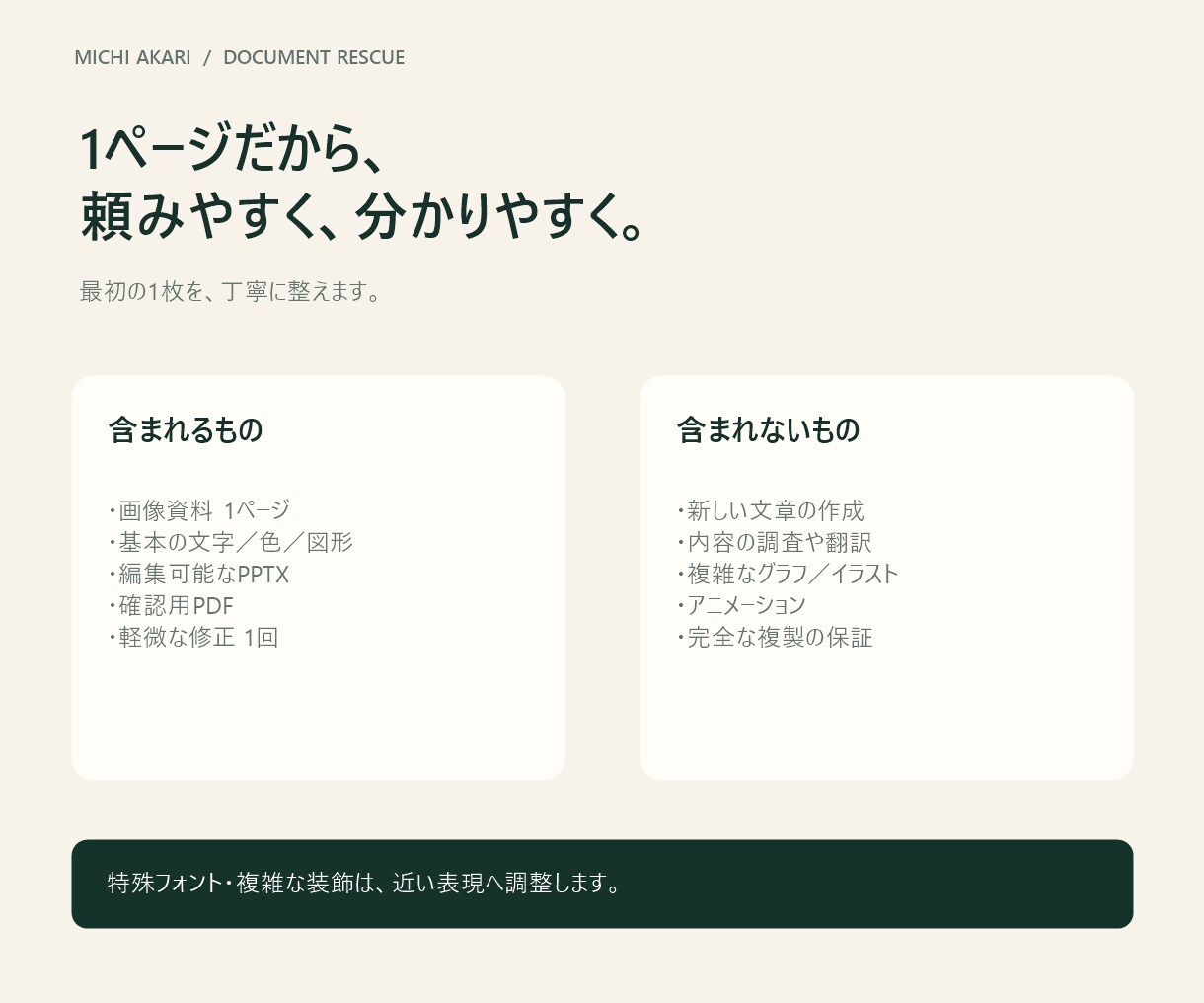 画像の資料を、編集できるパワポに直します 文字が直せない画像の資料を、普通のPowerPointに イメージ5