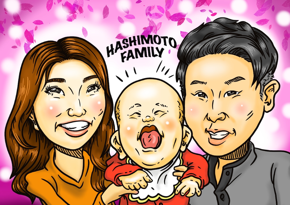 似顔絵描きます ご家族、お友達のプレゼントなどに大人気！ イメージ1