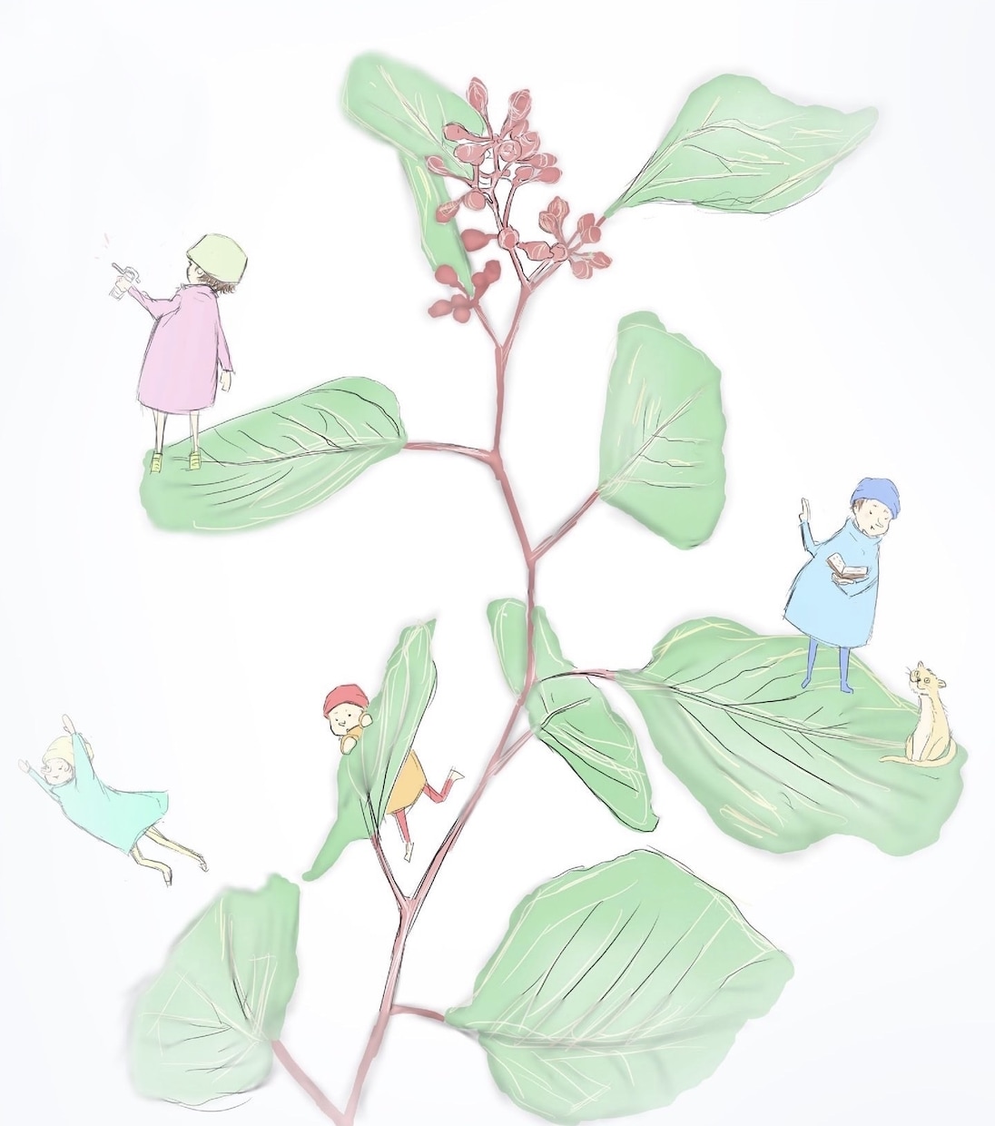 ふしぎなあたたかさと面白みのある挿絵お描きします 文字や詩など、その世界観にそっと寄り添えますように。 イメージ7