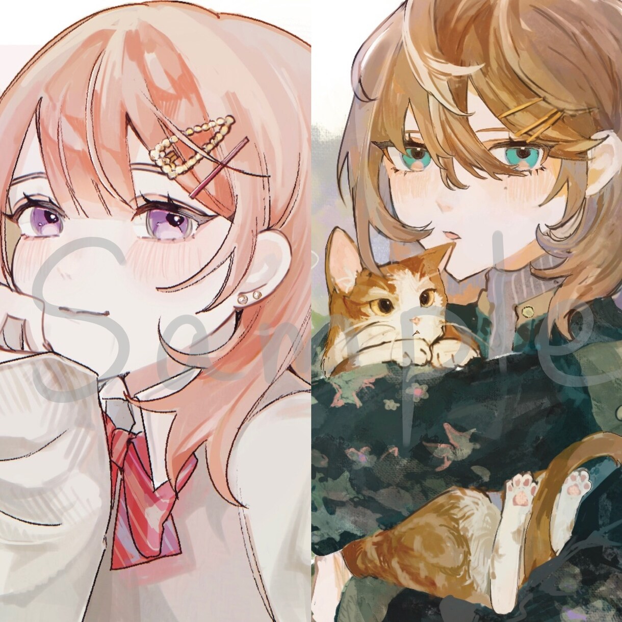 商用可◉SNSアイコン・イラスト制作します 丁寧かつ綺麗なイラストを！すぐに制作に取り掛かります!! イメージ3