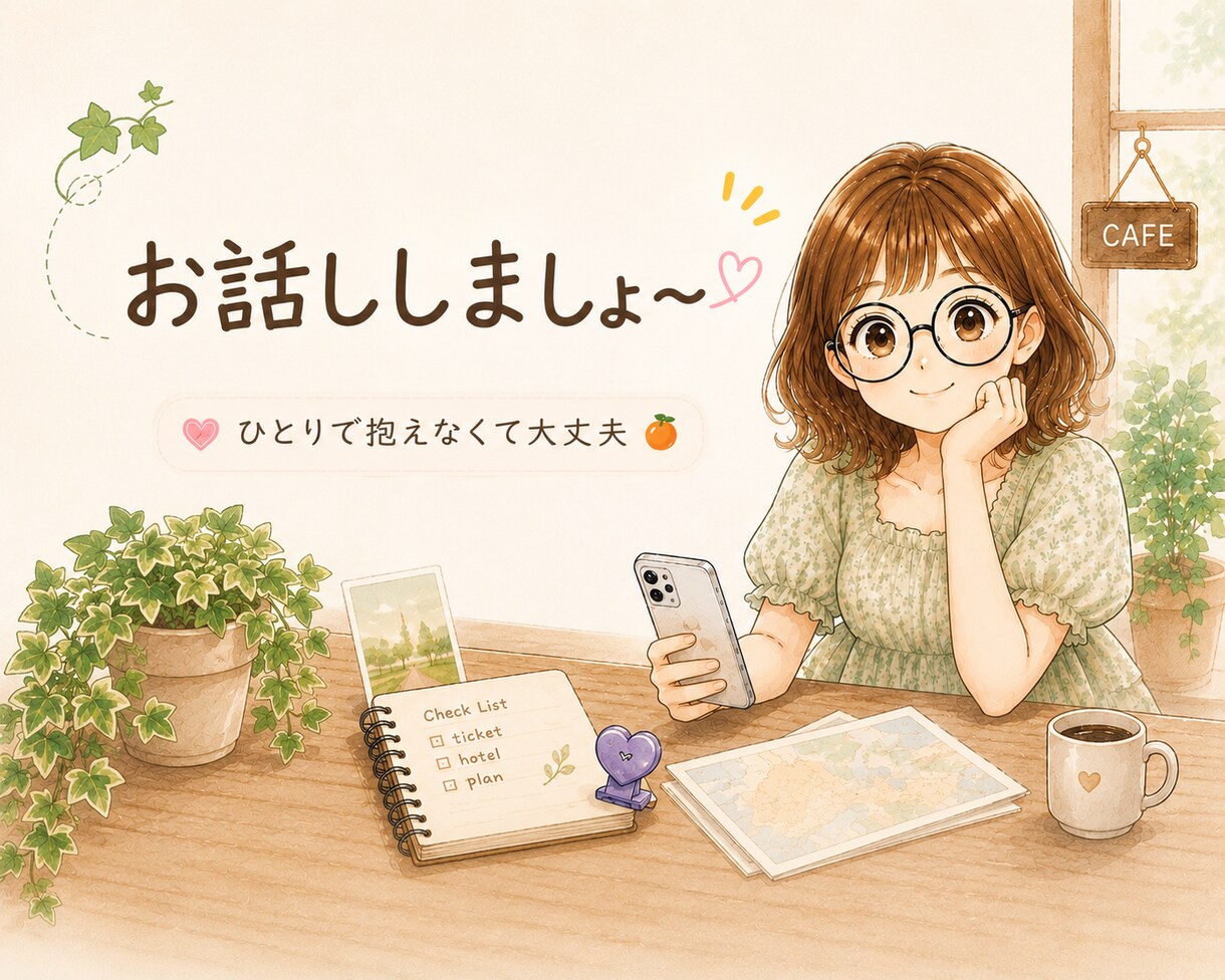 今すぐ話し相手に♪お気軽に〜1分から話せます お試しOK!話してスッキリ♪どんなお話でも・愚痴・雑談も♪ イメージ7