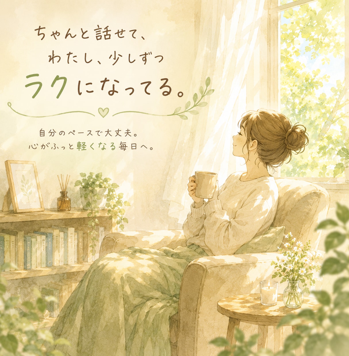 繊細すぎて疲れてしまったあなたのお話聴きます HSP当事者の精神保健福祉士が心をラクにするお手伝い♪ イメージ2