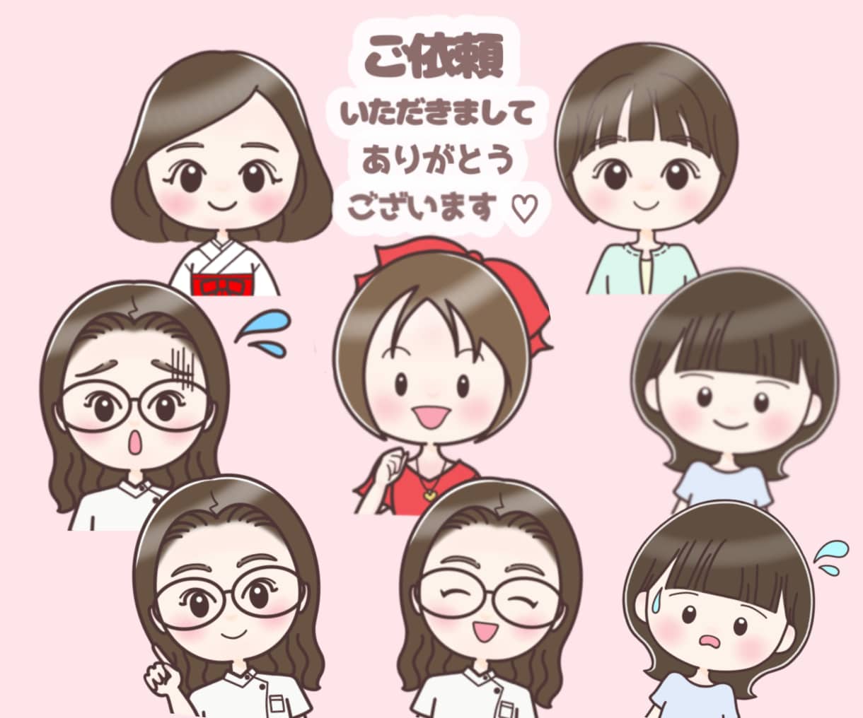 元気なゆるふわアイコンお描きします 似顔絵師が描く、あなただけのオリジナルイラストお作りします！ イメージ4