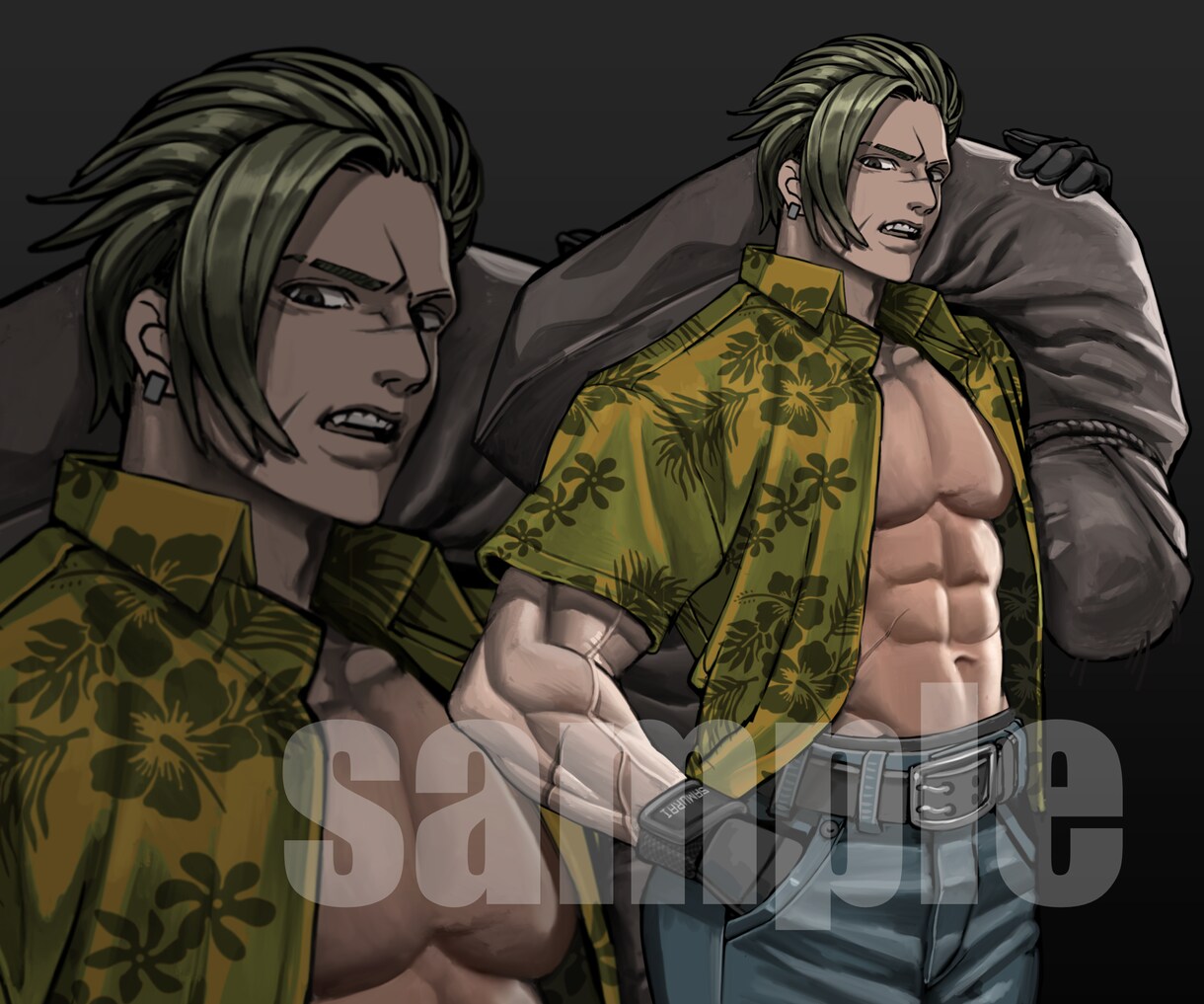 男性キャラクターのデザインを作成します クールでちょっぴりダークな男性キャラクターをデザインします！ イメージ4