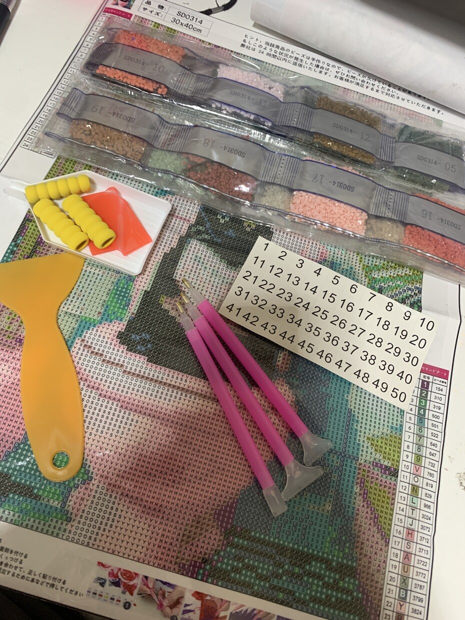ダイヤモンドアート制作代行オリジナル受注制作します 購入したけど暇がない、苦手だけど完成が欲しい方 イメージ1