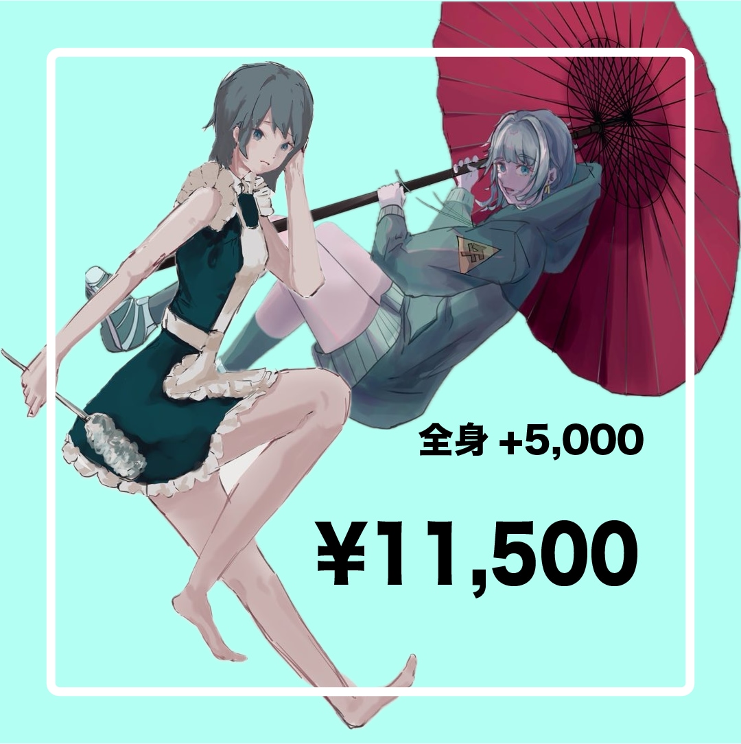 MV、SNSイラスト描きます 高クオリティなイラストを10枚様まで1000円オフで！ イメージ3