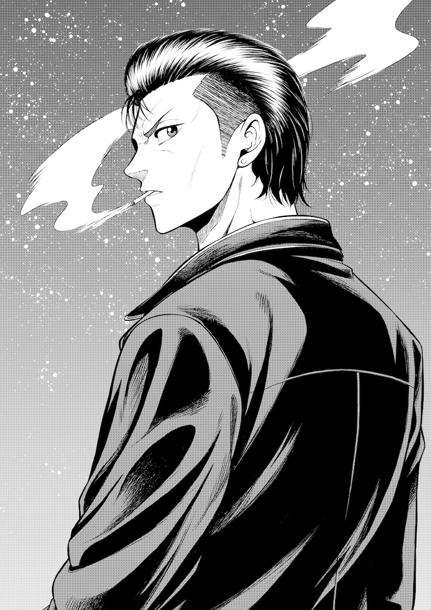 漫画風モノクロイラストを制作します 渋くてかっこいい、漫画風モノクロイラストを描きます イメージ1