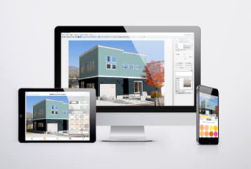 自宅でできるカラーシミュレーション提供します スマホからパソコンからカラーシミュレーションができます イメージ1