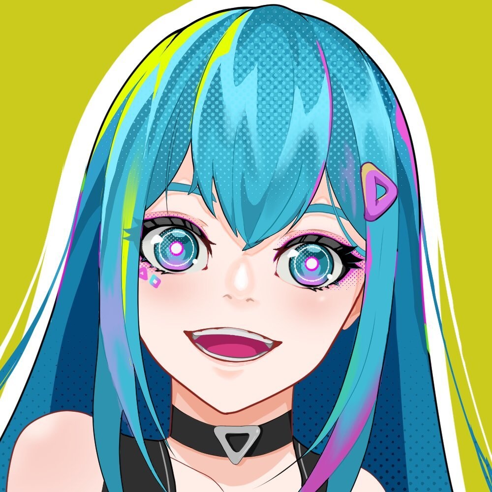 SNS用のアイコン描きます ポップでカラフルなアイコン作ります イメージ1