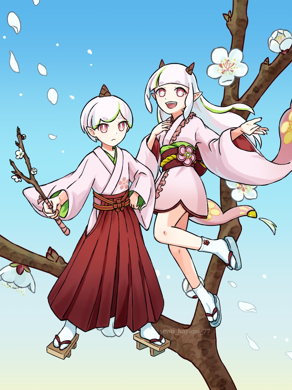 ポップでキャッチーな一枚絵を描きます シンプルな線とパキッとした塗りのイラストを届けます イメージ1