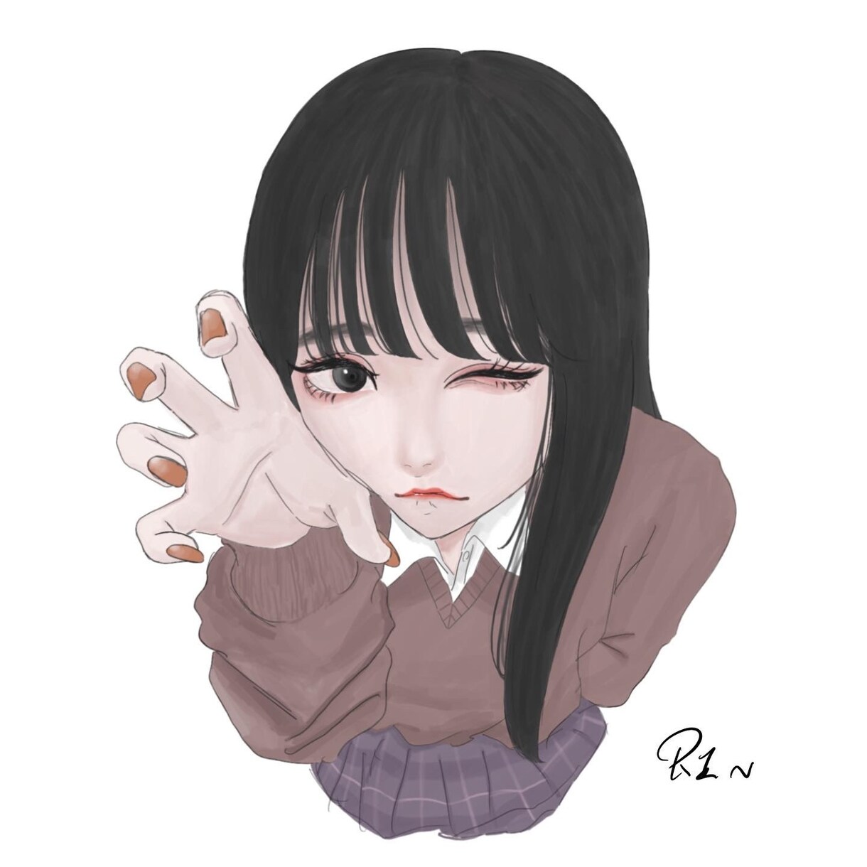 アイコンに使っていただけるようなイラストを描きます どこか自然と惹き込まれるようなイラスト イメージ1