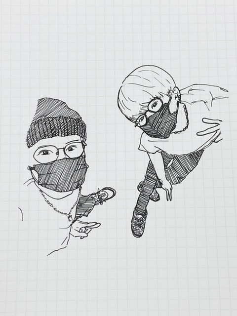 イラスト制作します シンプルで温かみのある似顔絵を提供します イメージ1