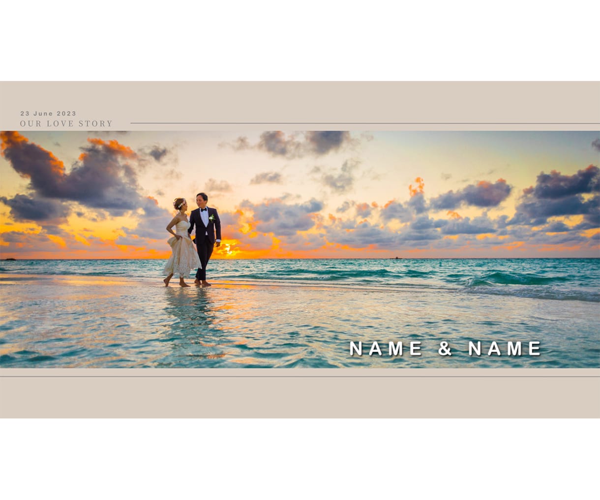 結婚式プロフィールムービー(ナチュラル)作ります 【修正無制限・DVD発送無料】動画制作実績 4200件以上 イメージ7