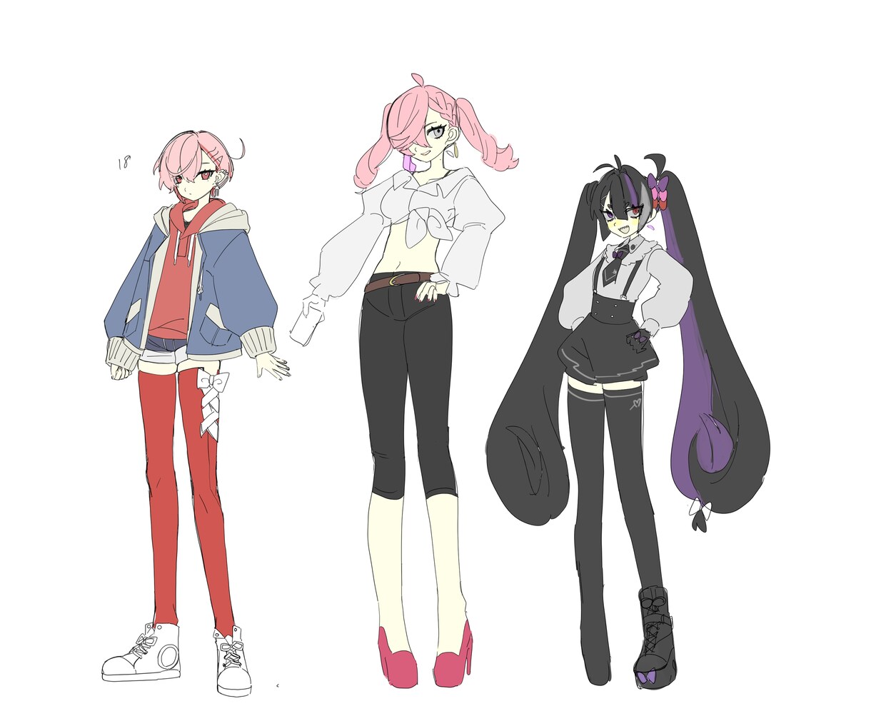 キャラクターデザインをします キャラクターデザインやキャラクターのお洋服デザインを致します イメージ8