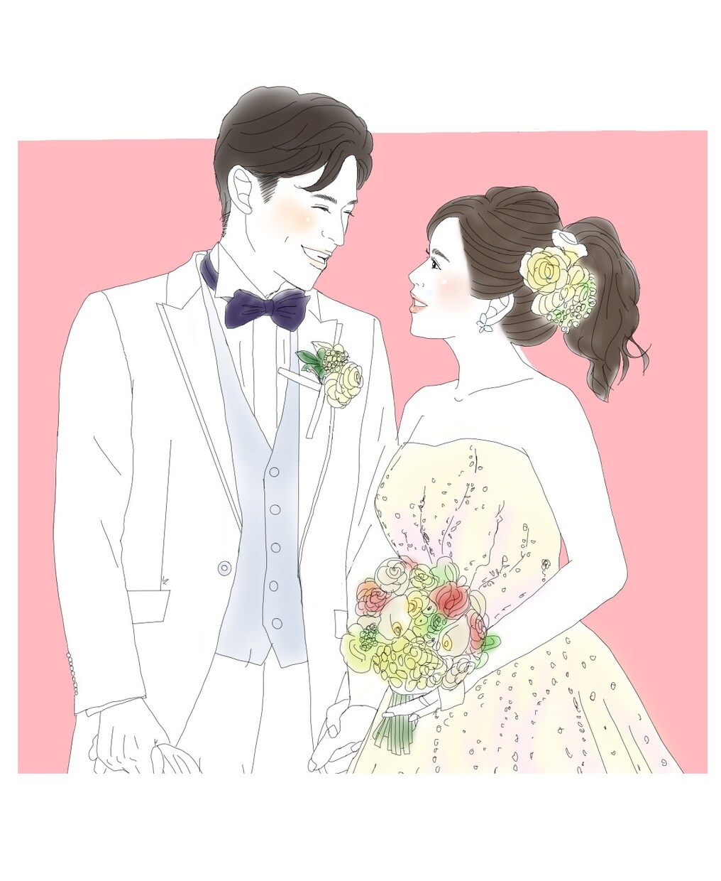 喜んでいただける似顔絵を描きます アイコン、待ち受けにしたりプレゼントいかがでしょうか⭐︎ イメージ6