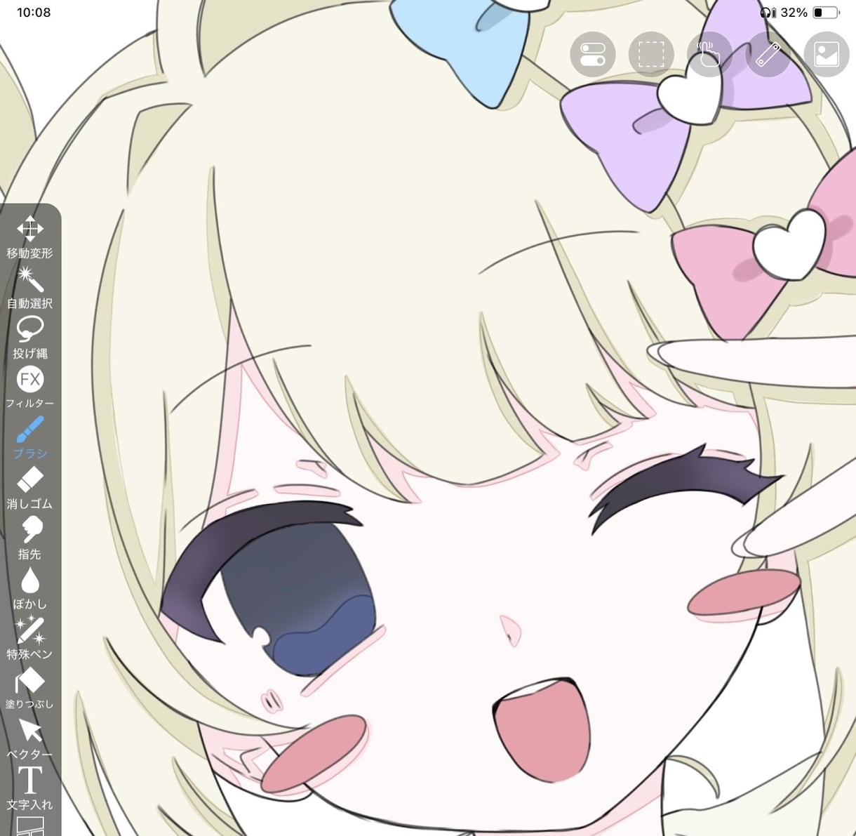 可愛い女の子のイラスト描きます 配信者さんや歌い手さんのオリキャラにどうですか？！ イメージ3