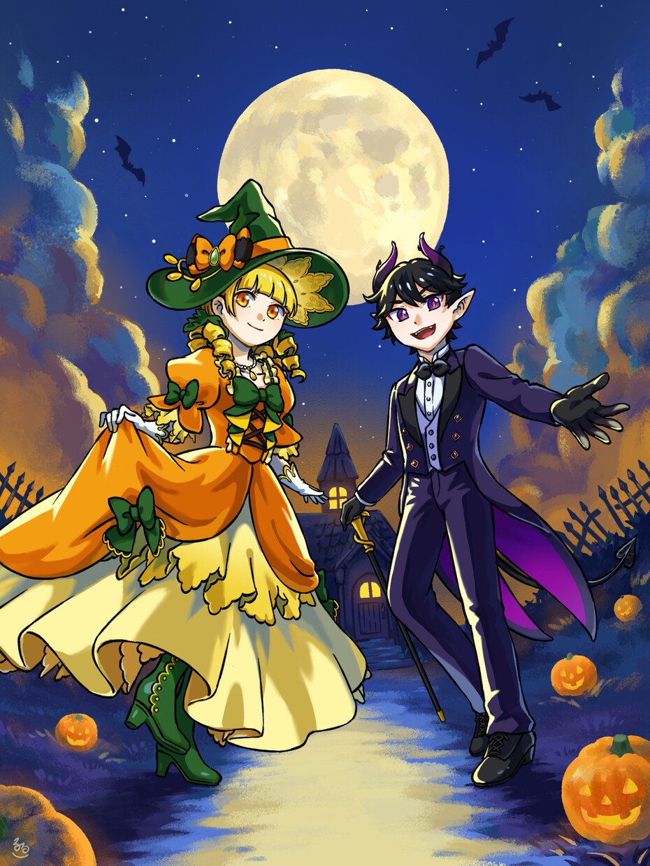 ポップで明るい一枚絵を描きます シンプルな線とパキッとした塗りのイラストを届けます イメージ3