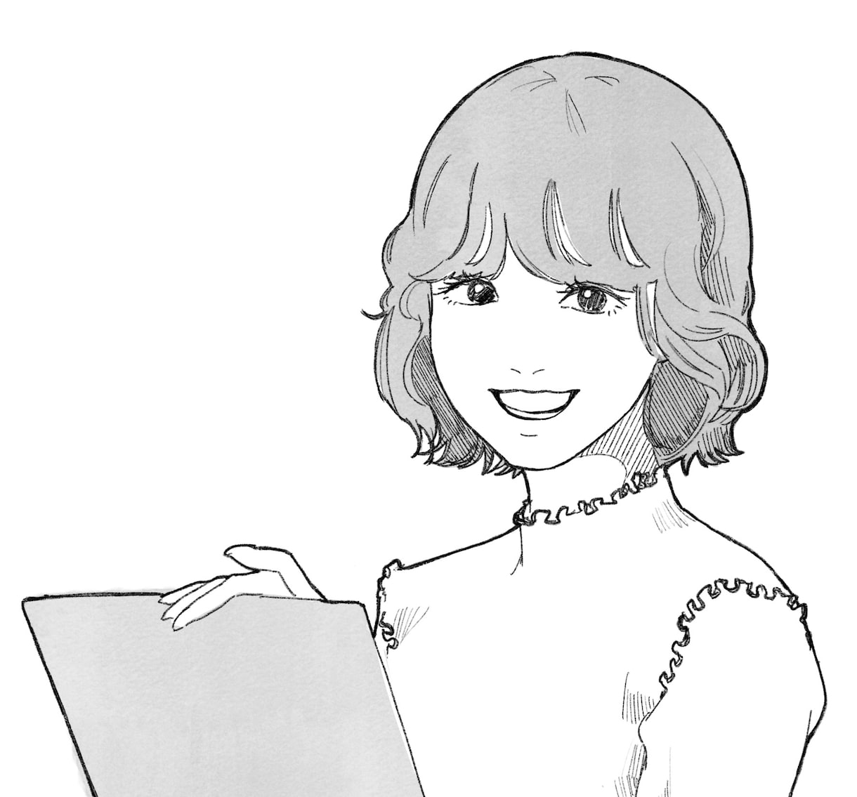 シンプル・好印象な似顔絵描きます 初めての方も大歓迎!お気軽にご相談ください! イメージ1