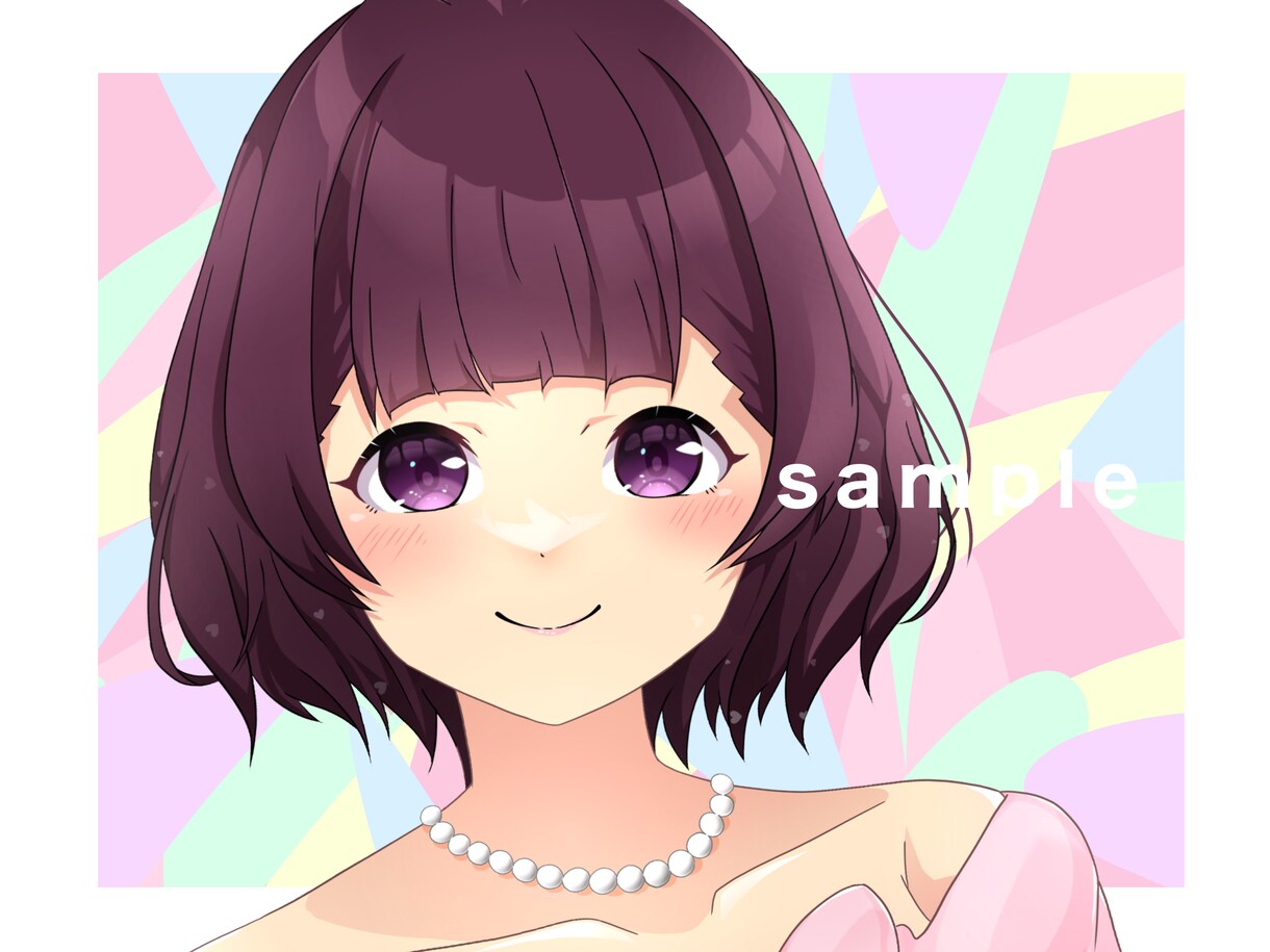 ゆるふわ×透明感！SNS用アニメ風アイコン描きます 商用利用OK！柔らかいタッチが魅力♪初めての方も安心サポート イメージ7