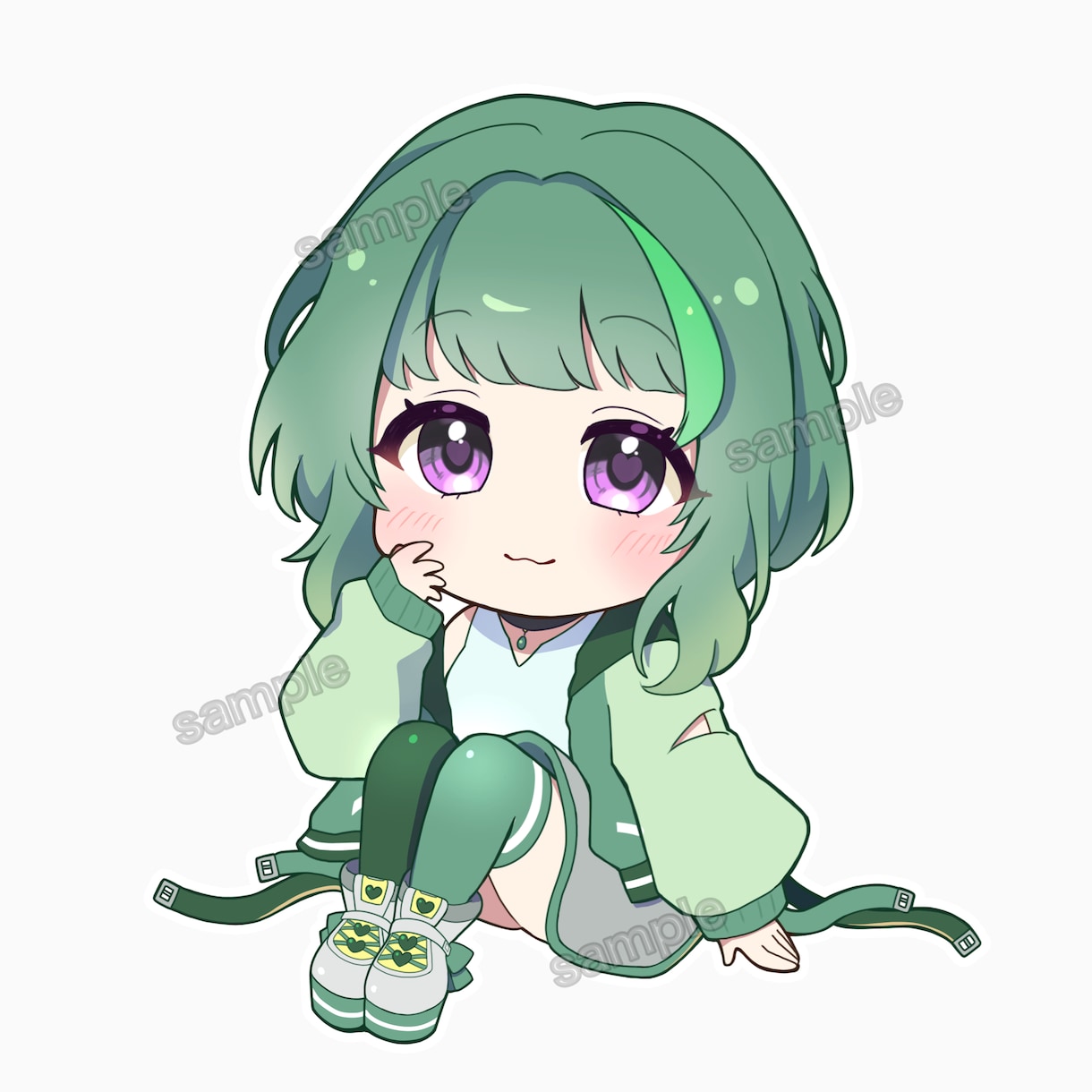 商用料込！かわいいアニメタッチのミニキャラ描きます アイコンやグッズ等に使えるイラスト作成します イメージ9