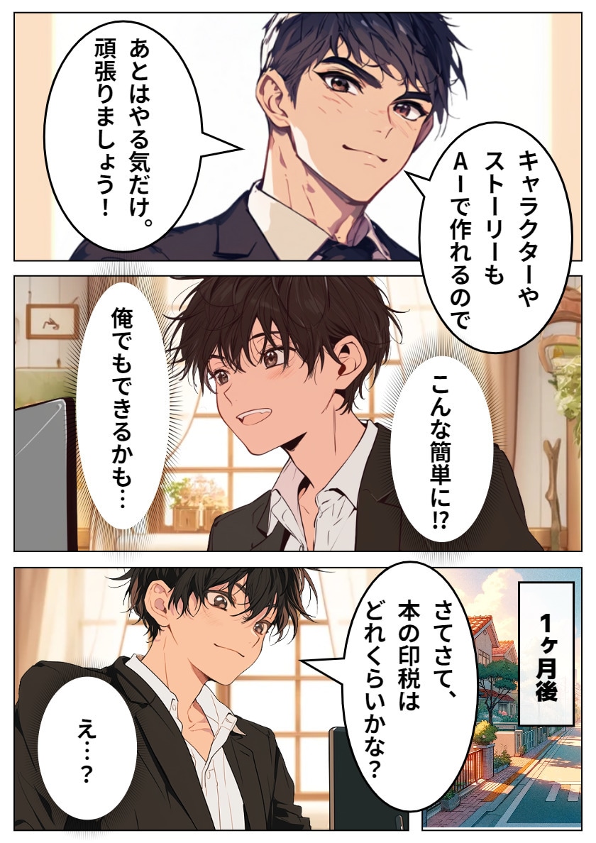 反応率を上げるLP用AI漫画の作り方を教えます マンガ（AI漫画）のLPや電子書籍の出版でセミナー等の集客を イメージ6