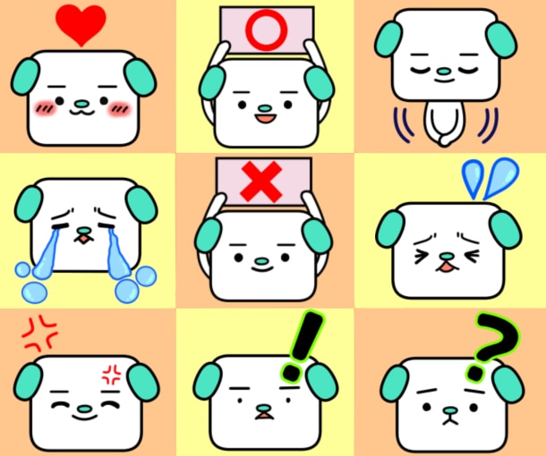 LINE絵文字10個6000円〜作ります ☆ご購入前に参考イラスト作成可☆著作権譲渡 イメージ3