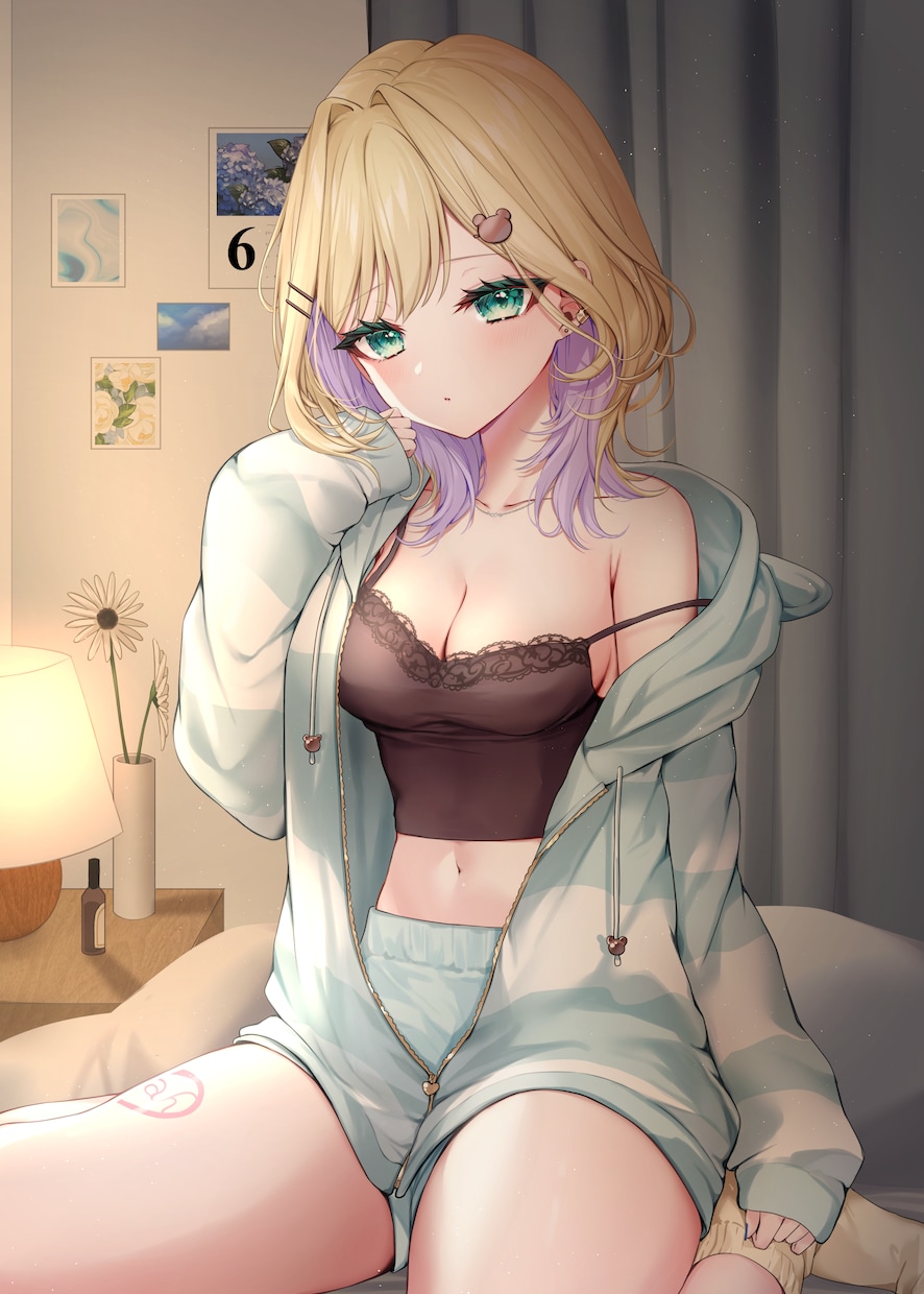 にじさんじ・ホロ等実績有★目を惹くイラスト描きます SNS、配信、グッズ等様々な用途でお使いいただけます☽*⋆ イメージ9