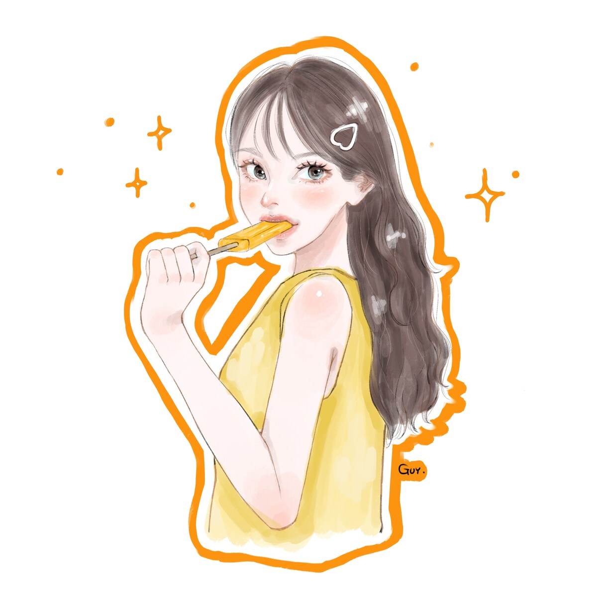 シンプルでカラフル！あなただけのイラスト描きます アイコンなど、おしゃれなイラストがほしい方へ☺︎ イメージ2