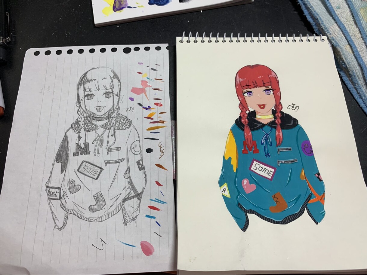 キャラクター、イラスト、絵を描きます アイコンや作品など、あなただけのオリジナル作品を提供します。 イメージ5