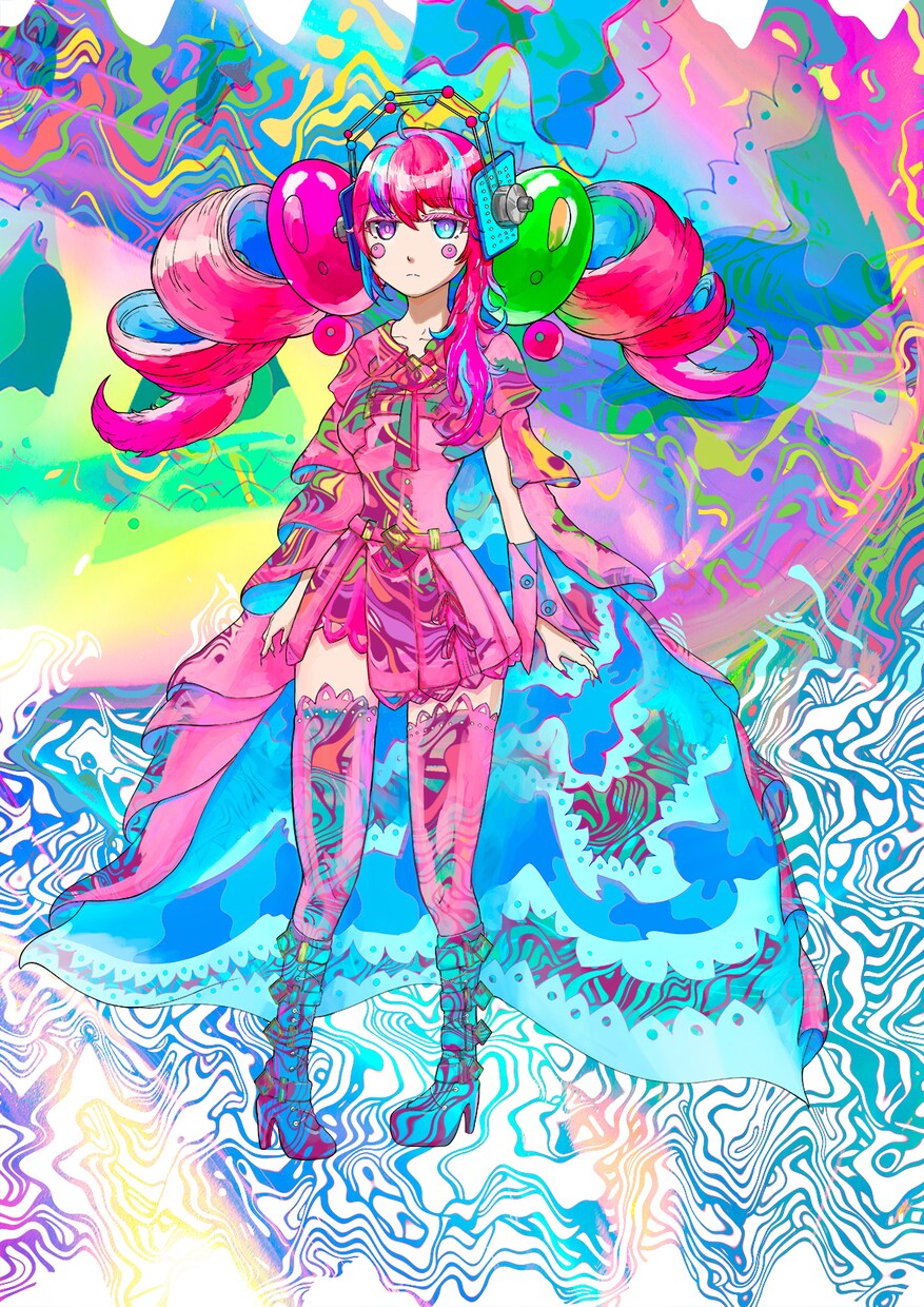 音楽イベント告知など個性のあるイラストを提供します 幅広いテイストのイラスト・アートワークを創ります イメージ9