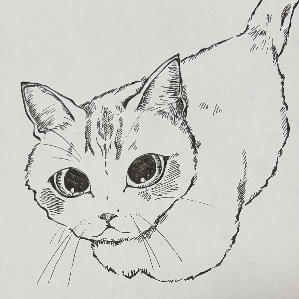 モノクロでリアル調のイラストを描きます そのまま飾ったり、プレゼントにも！塗り絵としても楽しめます イメージ1