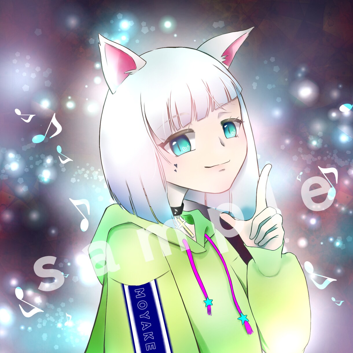 SNS かわいい アイコン 描きます ラフ修正何度でも◎あなただけのかわいいアイコン作成します。 イメージ2