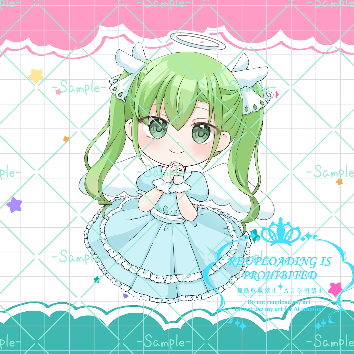 ゆる作画 ミニキャラ SDキャラ 描きます 簡易作画 可愛いミニキャラ作成します！ イメージ1