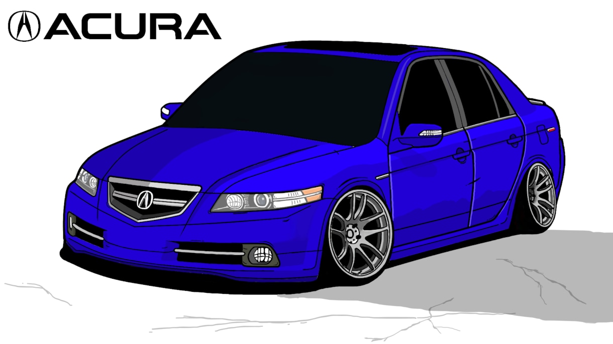 あなたの愛車、大好きな車を描きます スタンダードプラン（内装やナンバープレート無し） イメージ9