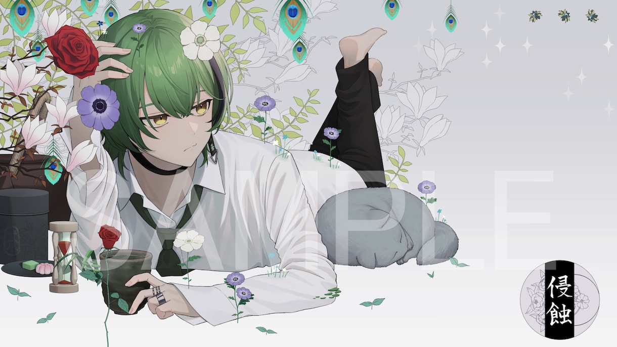 一枚絵や立ち絵など イラスト制作します 商用利用もOK！お気軽にご相談ください イメージ9