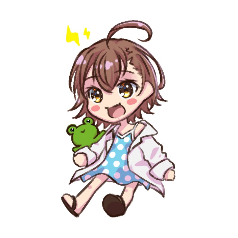 胸上イラストorデフォルメアイコンイラスト描きます 目が綺麗と好評いただく事が多いです！キラキラした絵が好きです イメージ4