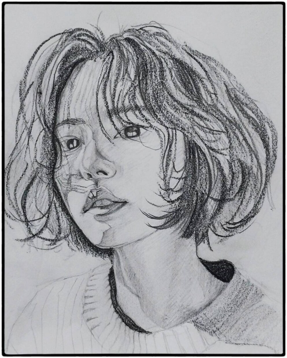 鉛筆にてあなたの似顔絵描きます 鉛筆で繊細かつ大胆に描きます！ イメージ6