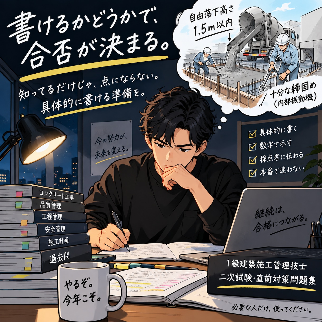 令和8年1級建築施工管理技士二次を徹底対策します 試験直前！出題予想×頻出問題で合格へのラストスパート イメージ9