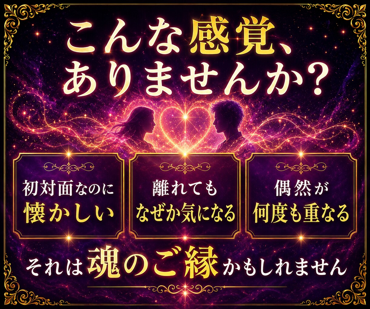本当にツインレイ？魂の繋がりと統合時期を霊視します 彼の本音・サイレント期間・再会・統合まで丁寧に鑑定・魂の縁 イメージ3
