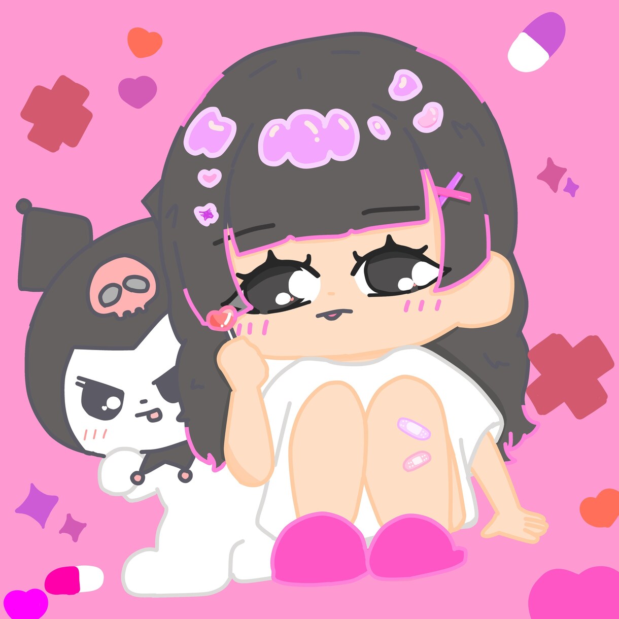 初めまして!たふふです！かわいいイラスト描きます X(旧Twitter)のアイコン、ヘッダー立ち絵等に使えます イメージ6