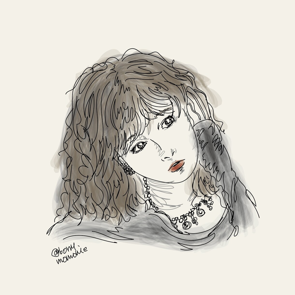 ファッションイラスト風✴︎似顔絵かきます 最短1日✴︎ファッション・映画好きな方へのプレゼントにも◎ イメージ1