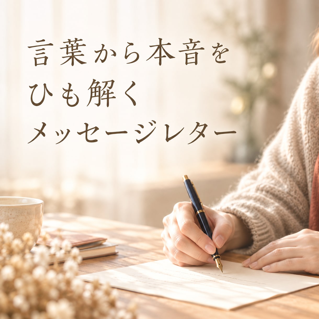 言葉の奥にある、無意識からのメッセージを届けます 自分でも気づかなかった『本音の声』をひも解くメッセージレター イメージ1