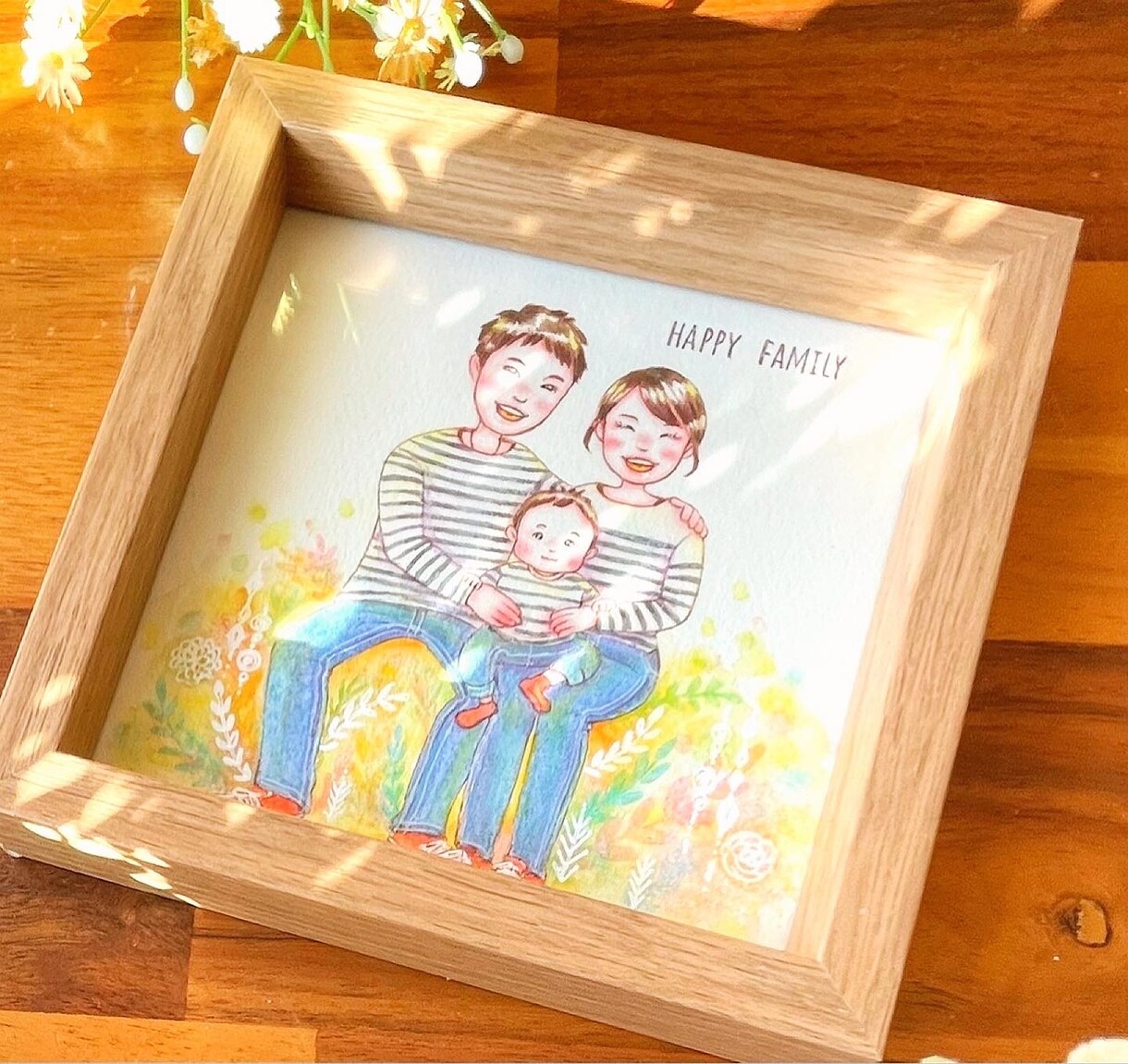 大人可愛い♡ナチュラルな似顔絵をお描きします 365日、たくさんの記念日に彩りを添えます❁ イメージ6