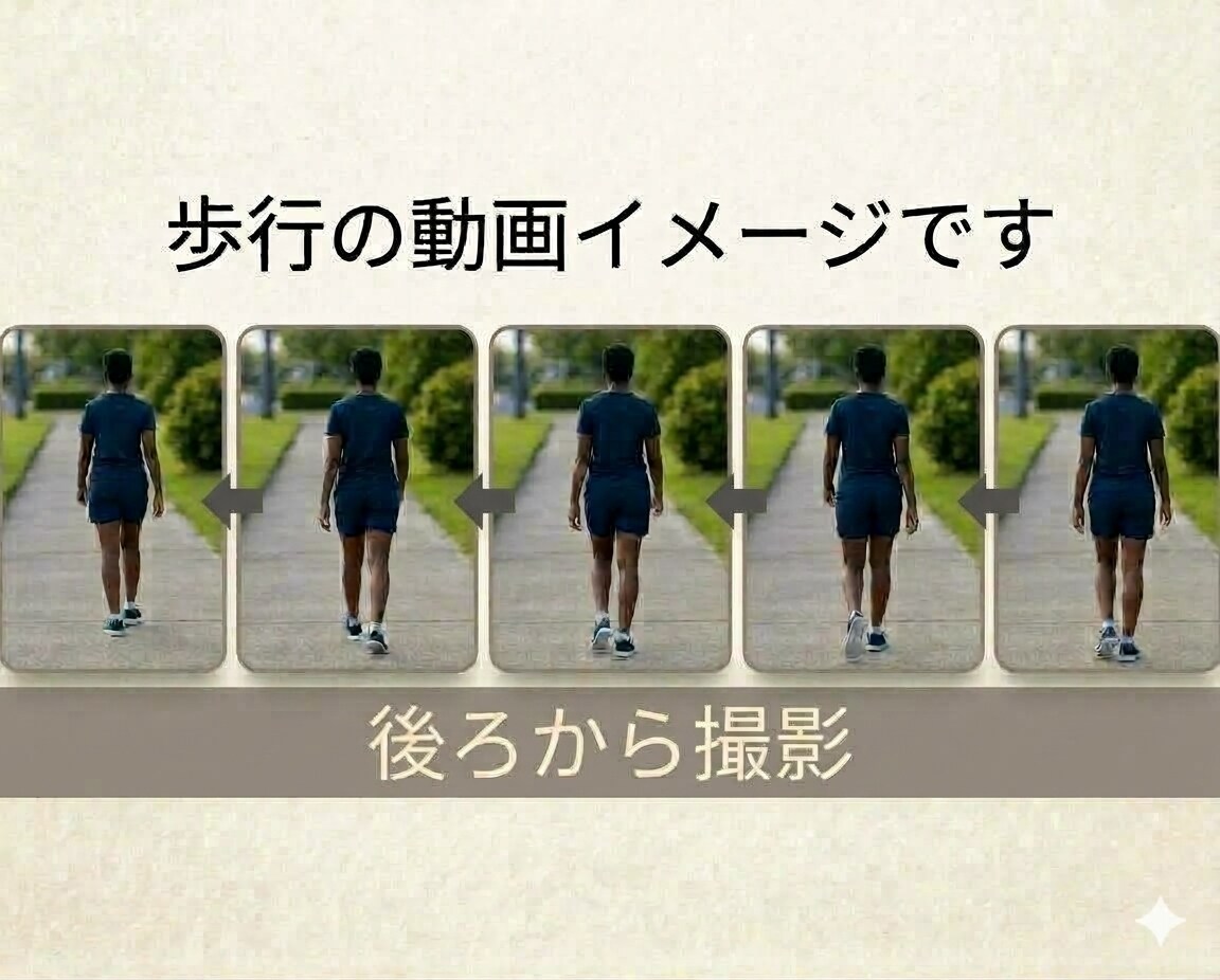 理学療法士が客観分析！お客様に合う靴選びを支えます 5〜7往復で安心！姿勢や足元の特徴から合う靴を分析します。 イメージ5