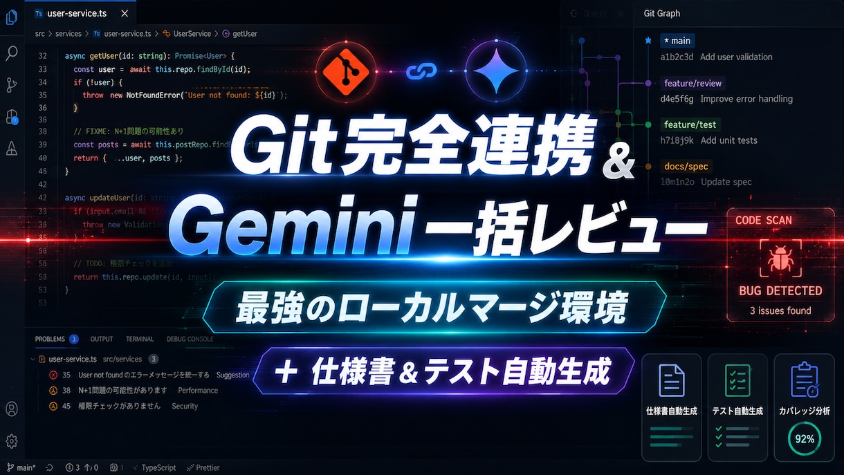 コメント等の省略のイライラ解消！安全にマージします AIの勝手な省略やコメント削除を防ぐローカル専用マージツール イメージ1