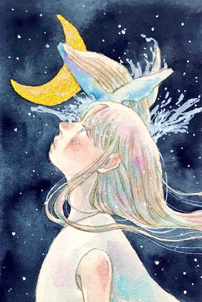 水彩で書籍の装画、CDジャケット等イラスト描きます 全てアナログで制作します。商用利用や趣味用にも◎ イメージ4