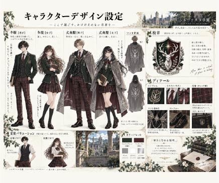 魅力が伝わるキャラデザ制作します ゲーム・漫画・配信向けのオリジナルキャラを制作 イメージ1