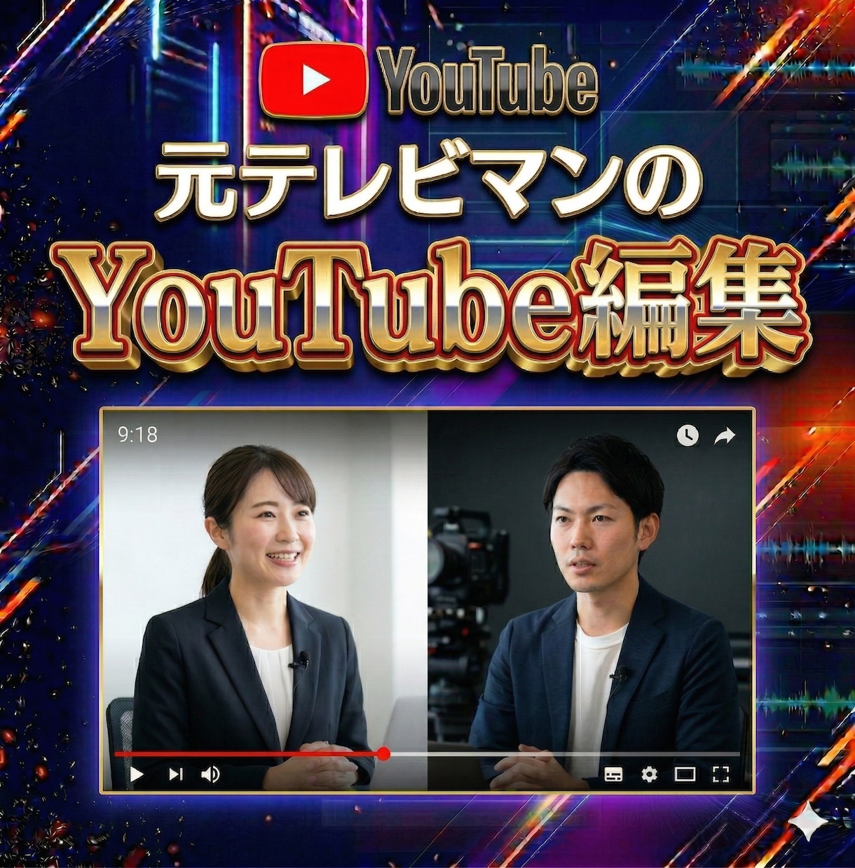 高品質！元テレビマンがYouTube動画編集します 品質重視のビジネス動画をご予算に合わせて イメージ1