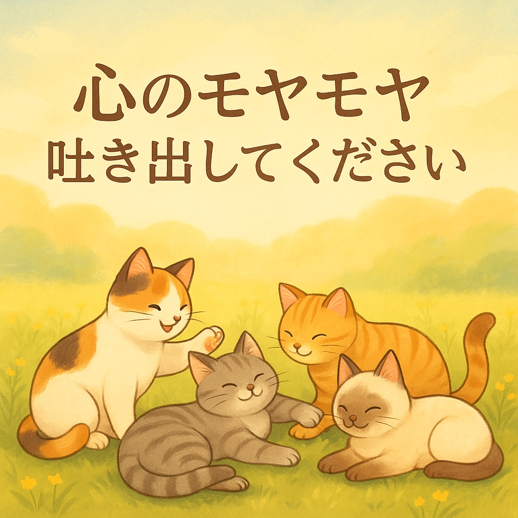心のモヤモヤ吐き出して下さい✋私が居場所になります 私も人に頼りながら前に進むことができました イメージ1